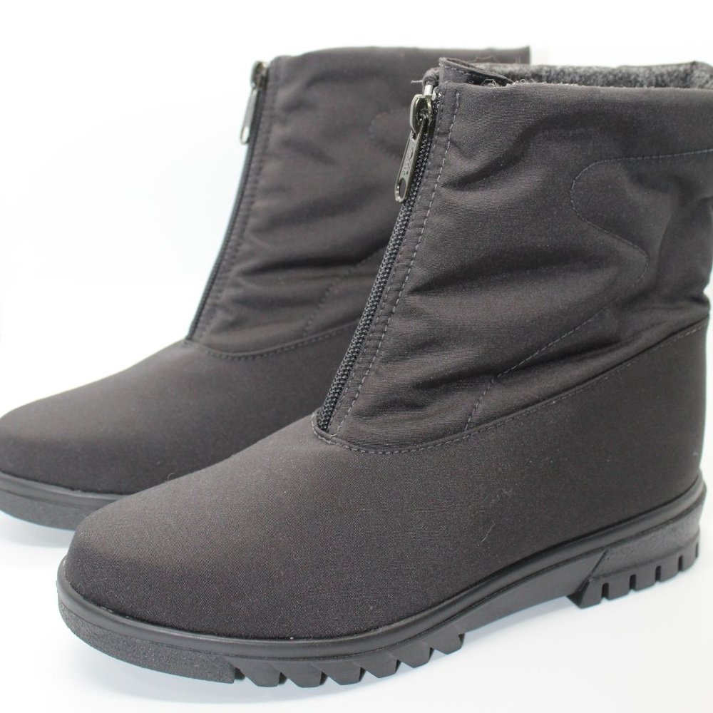 Toe Warmer Canada Women's Black WATERPROOF Insulated Winter Boots Size 5.5M NWOT